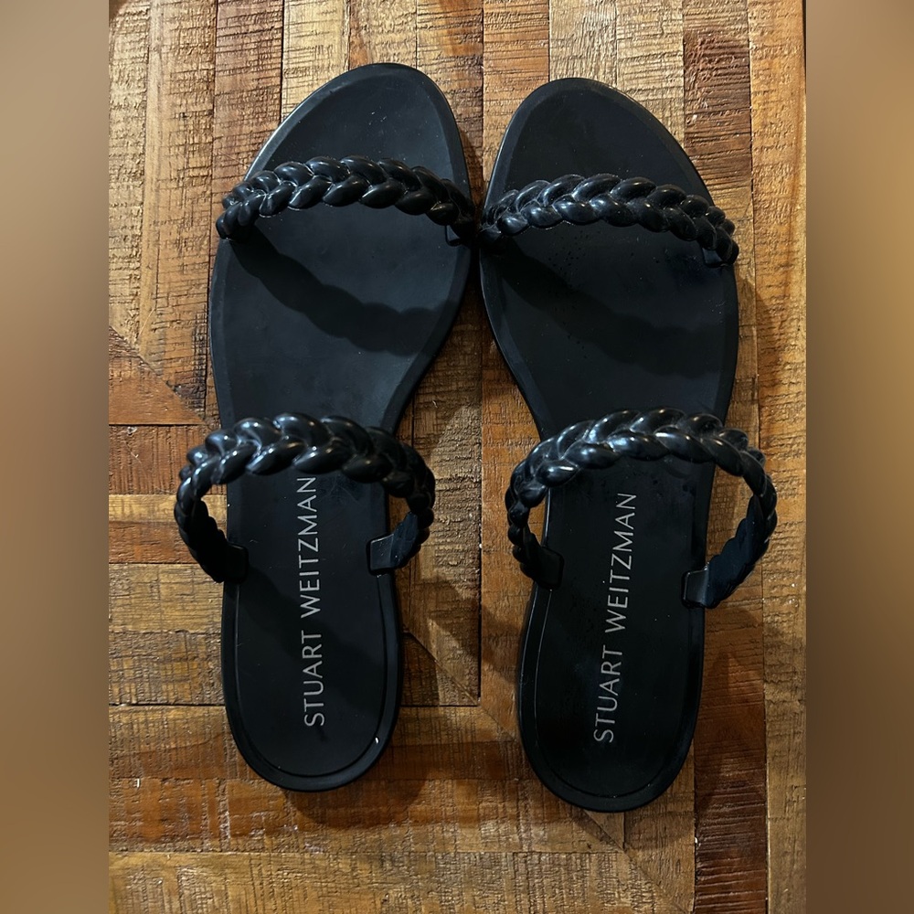Stuart Weitzman Braida Sawyer Jelly Sandal. Size 10